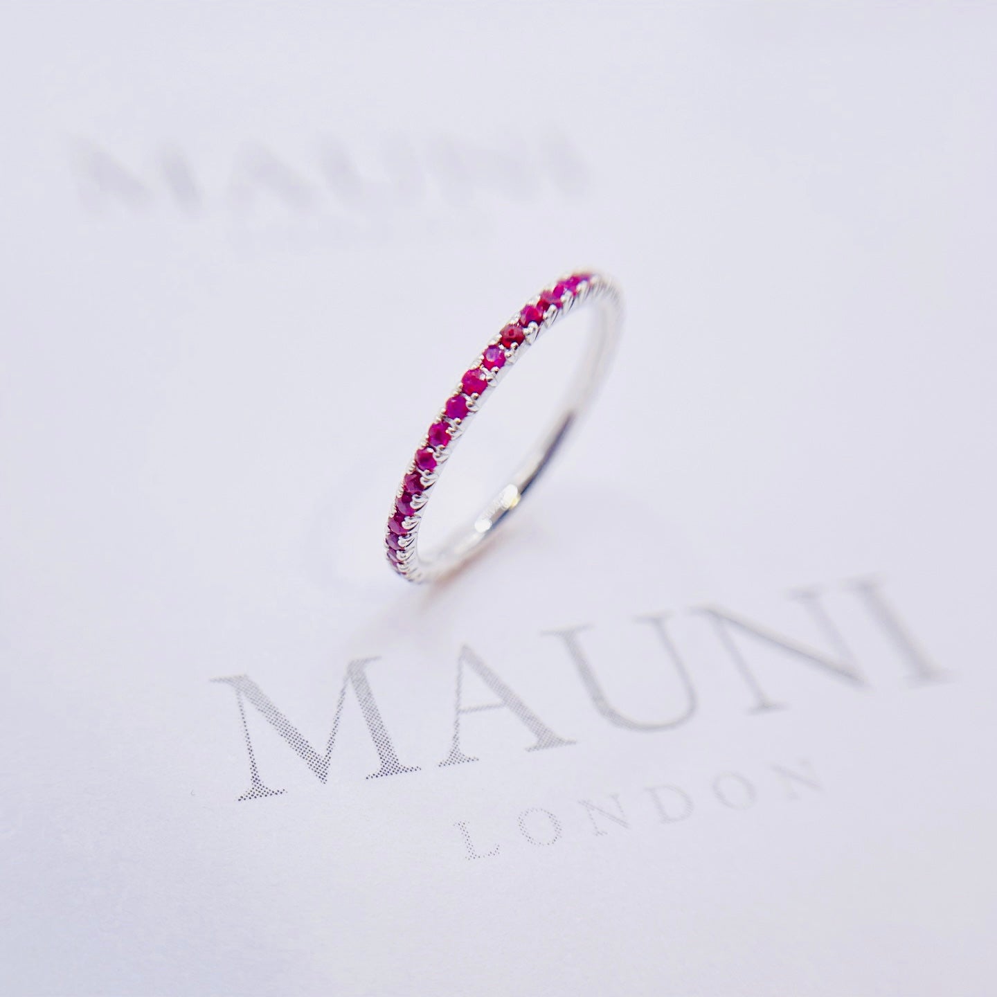 ruby wedding band mauni london